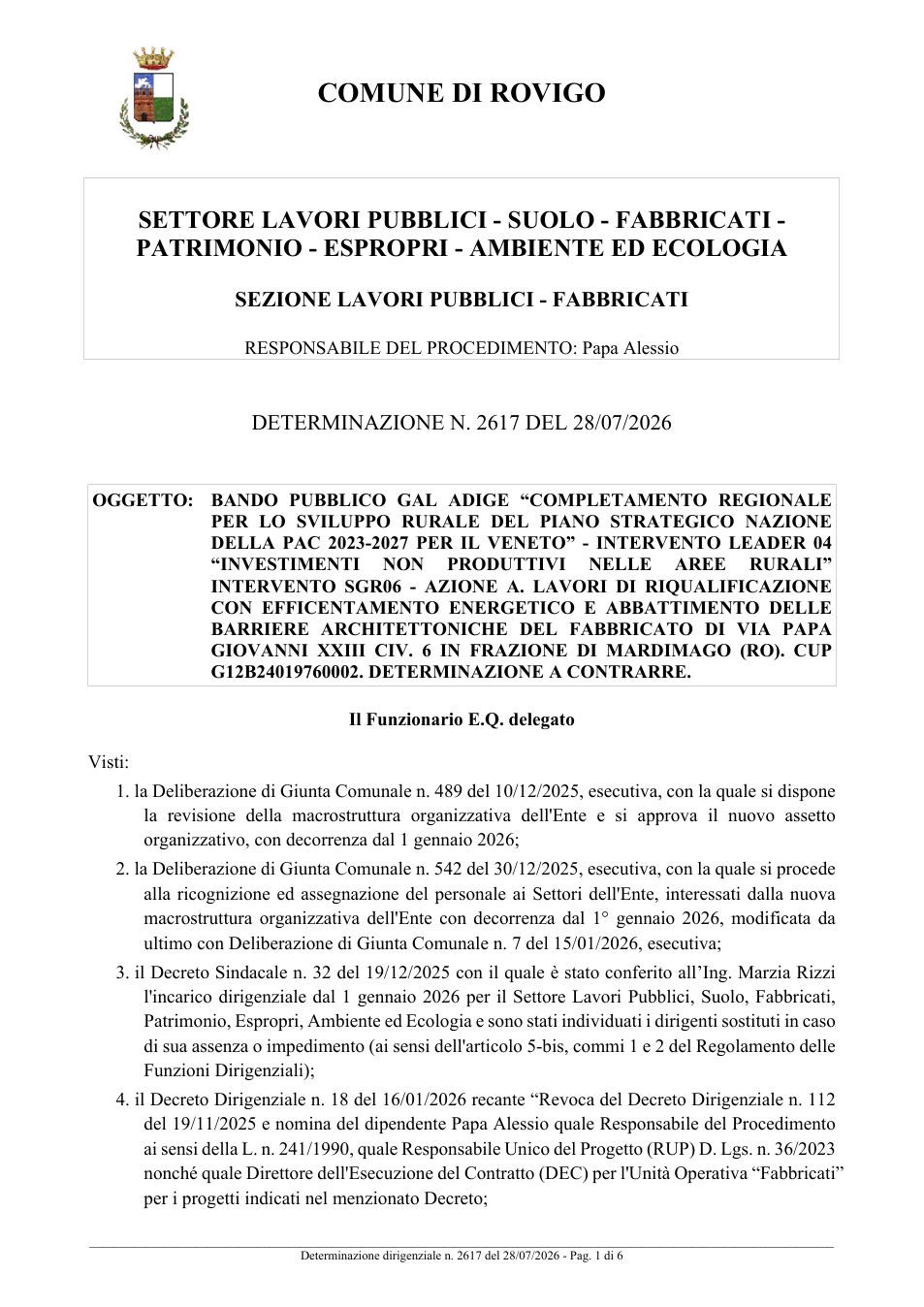 Pagina 1 del documento