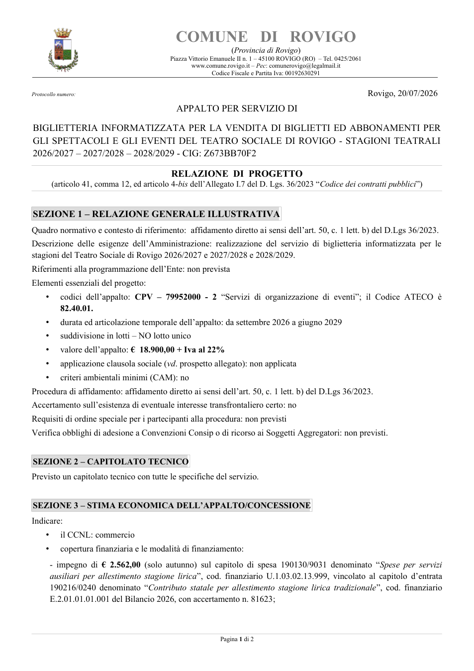 Pagina 1 del documento