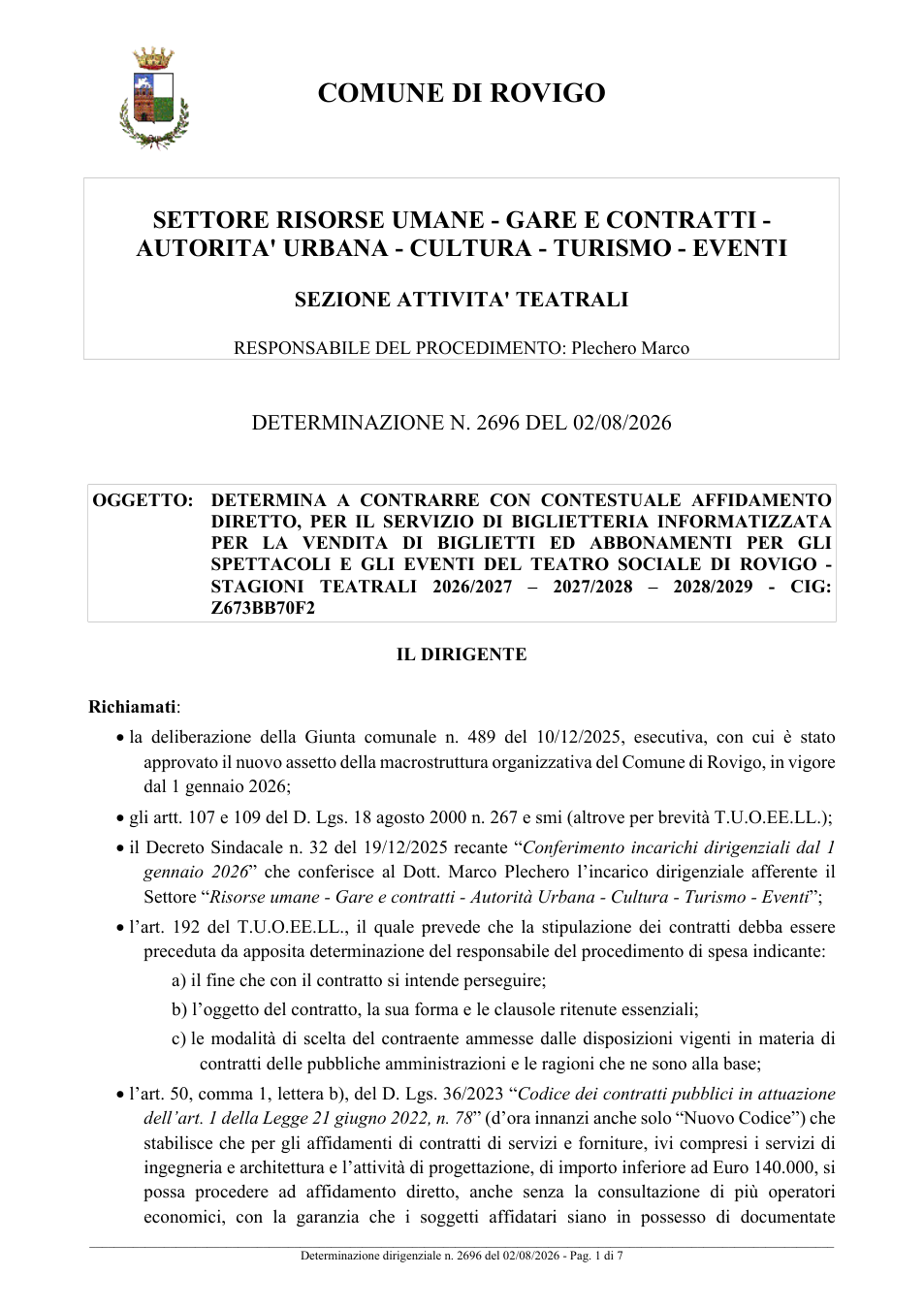 Pagina 1 del documento