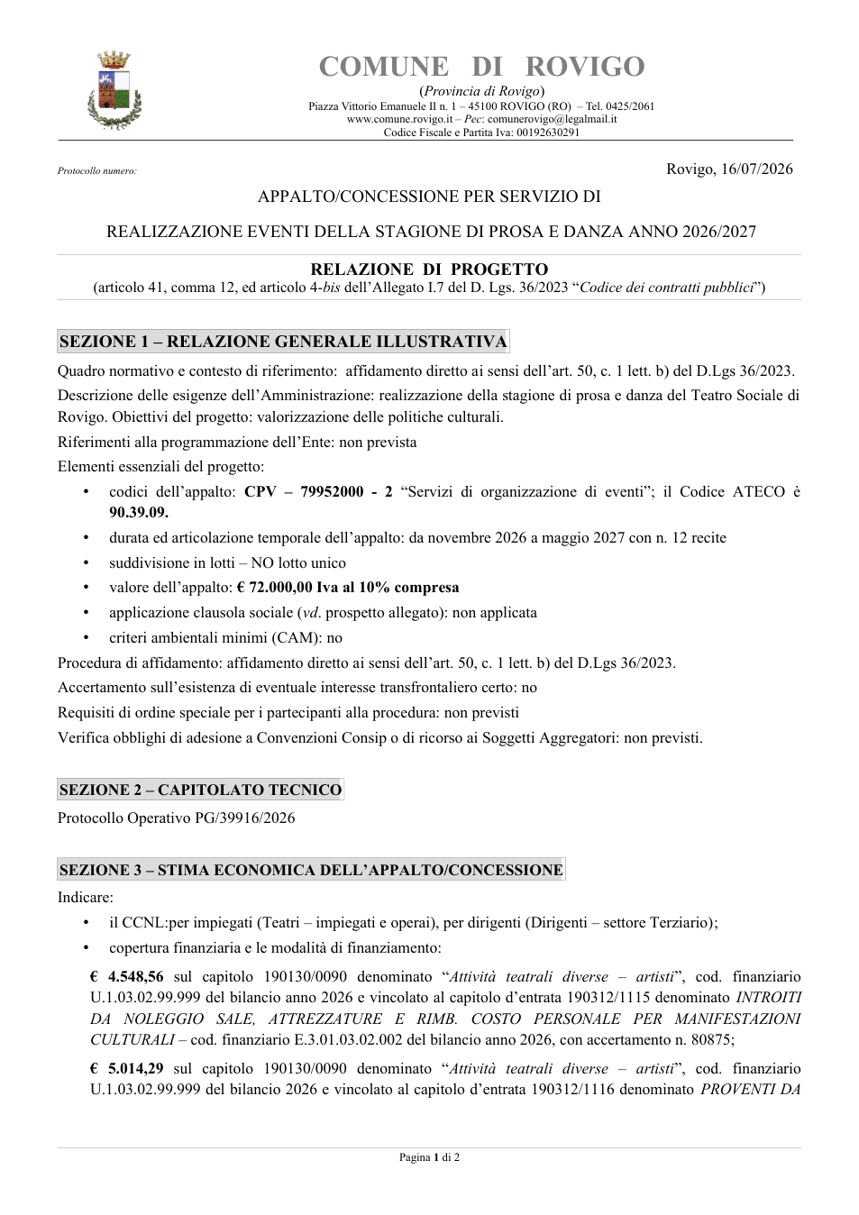 Pagina 1 del documento