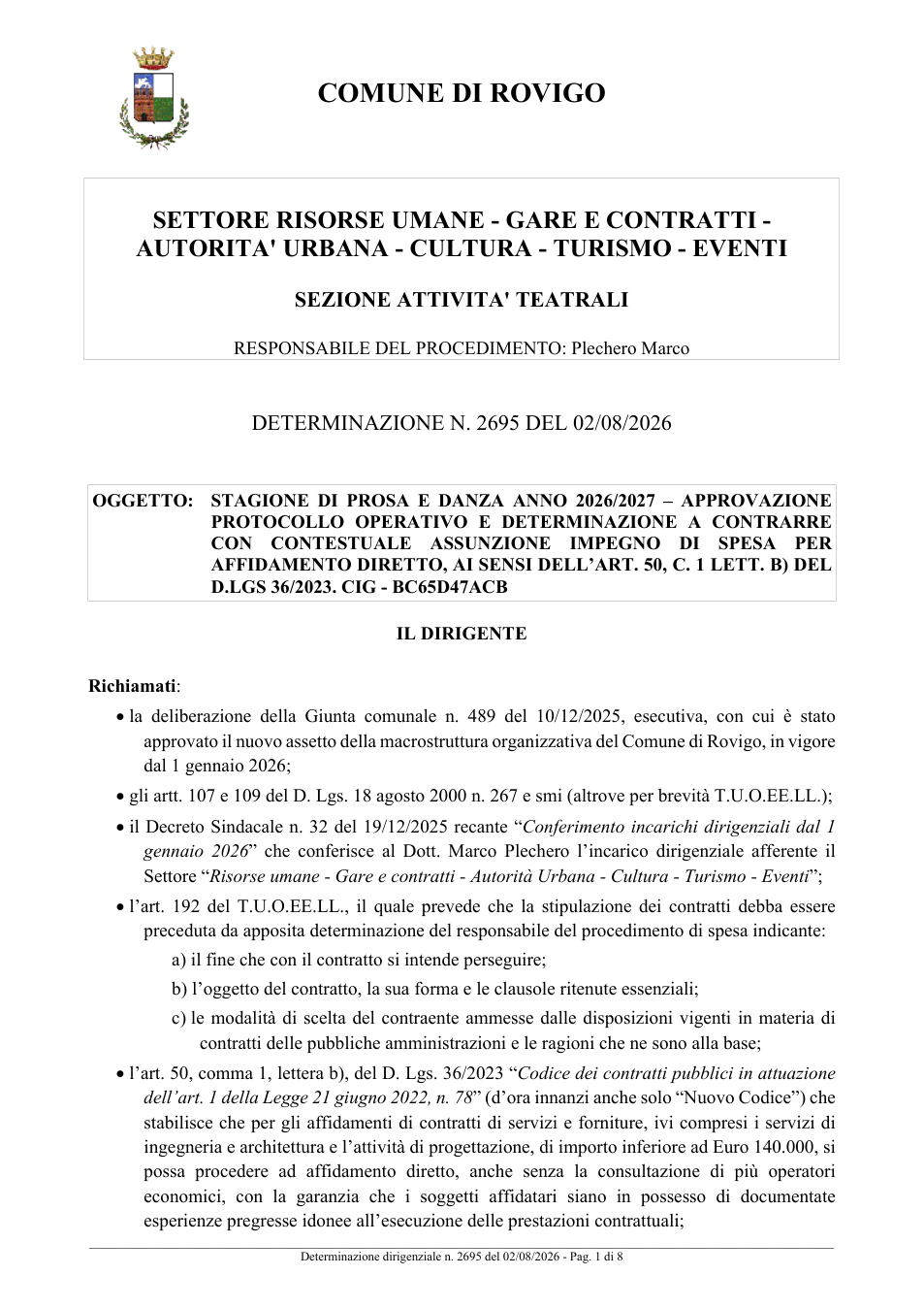 Pagina 1 del documento