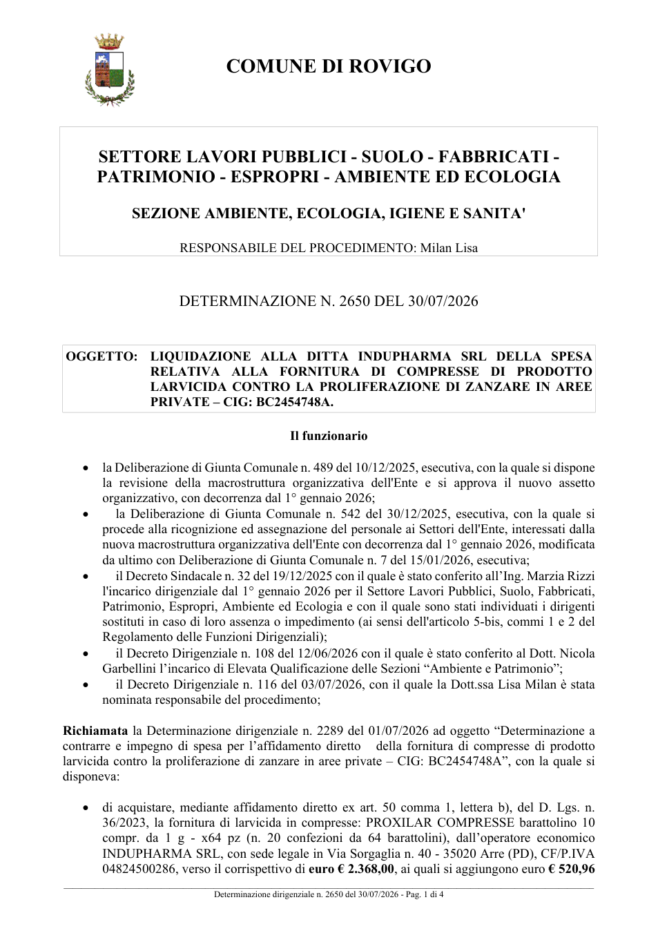 Pagina 1 del documento