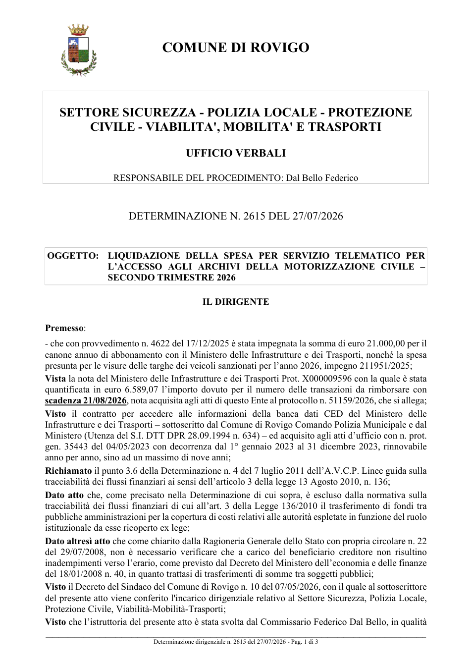 Pagina 1 del documento