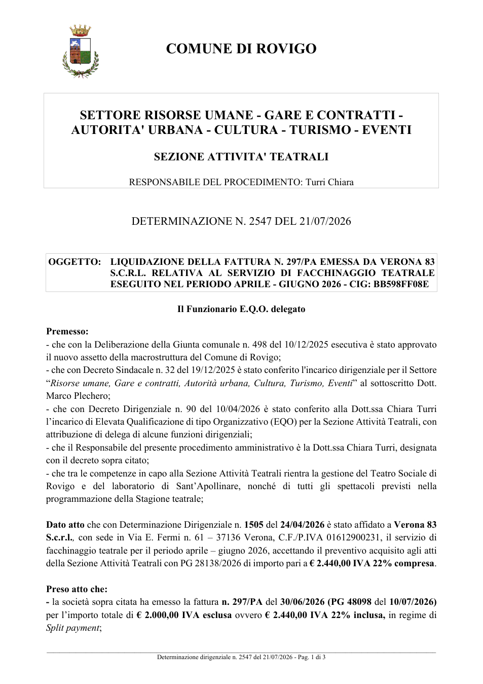 Pagina 1 del documento