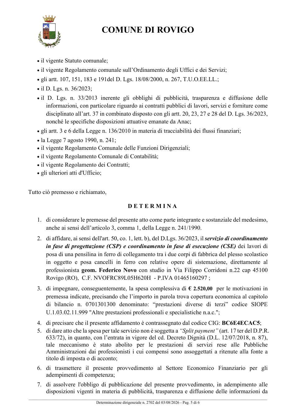 Pagina 5 del documento