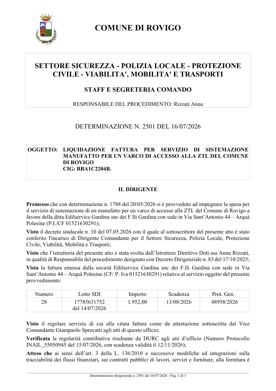 Pagina 1 del documento