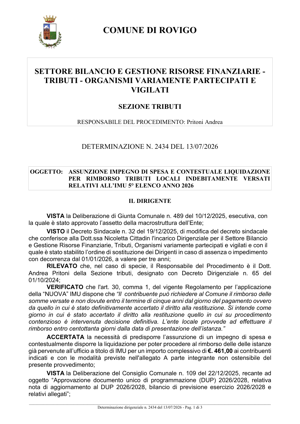 Pagina 1 del documento