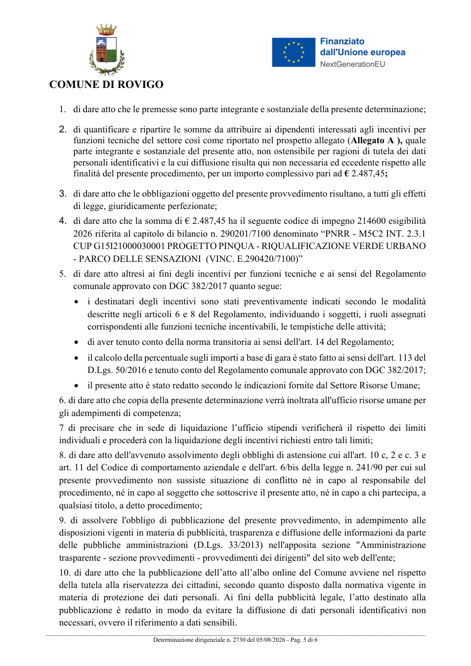 Pagina 5 del documento