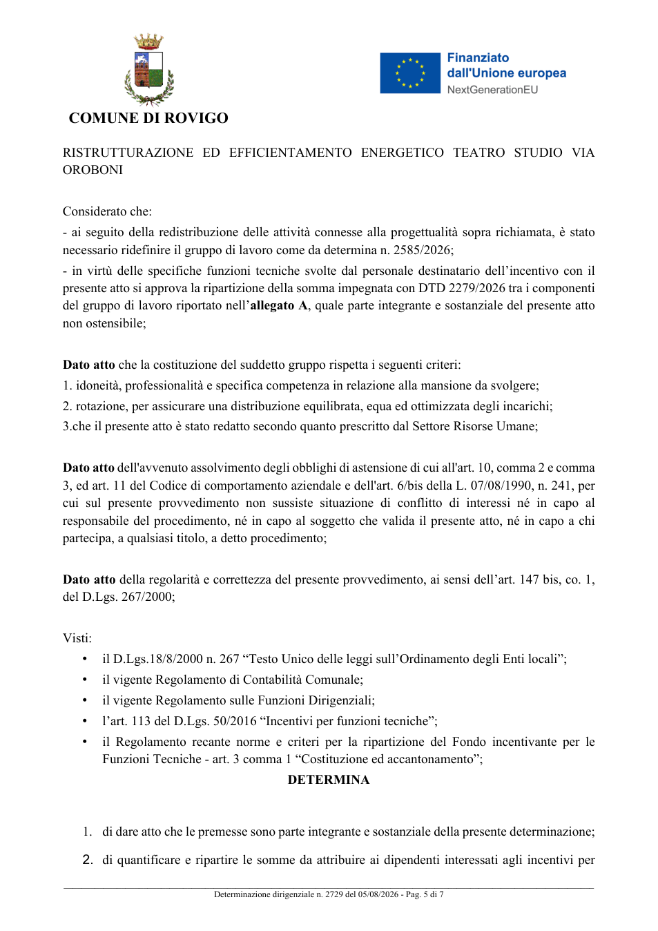Pagina 5 del documento