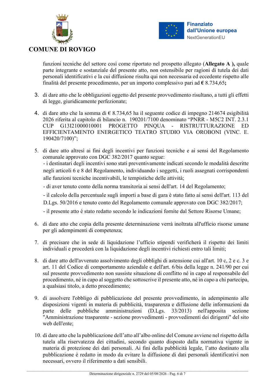 Pagina 6 del documento