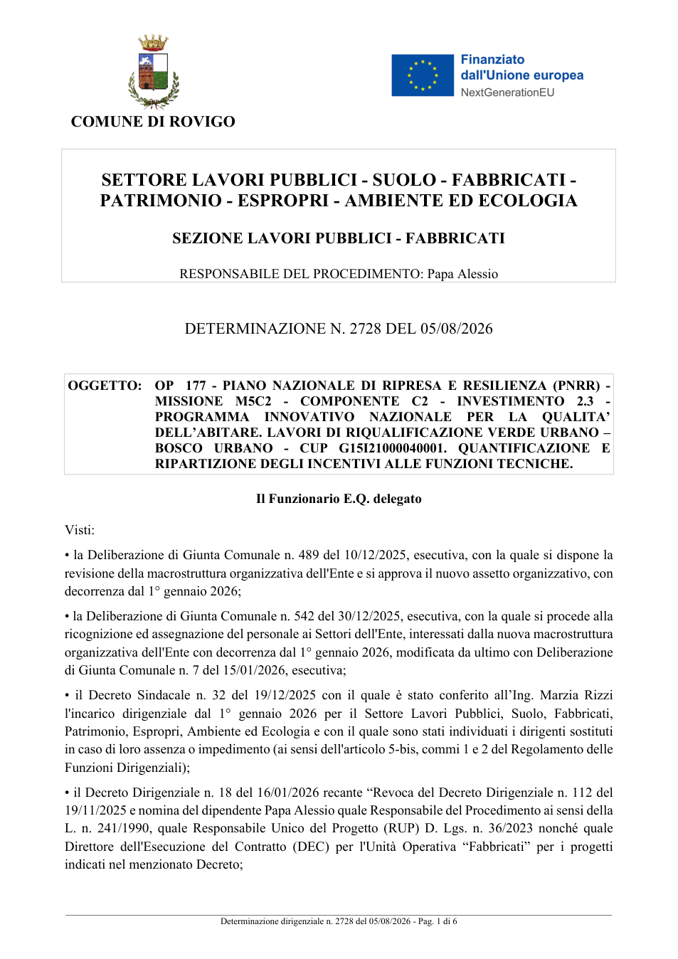 Pagina 1 del documento