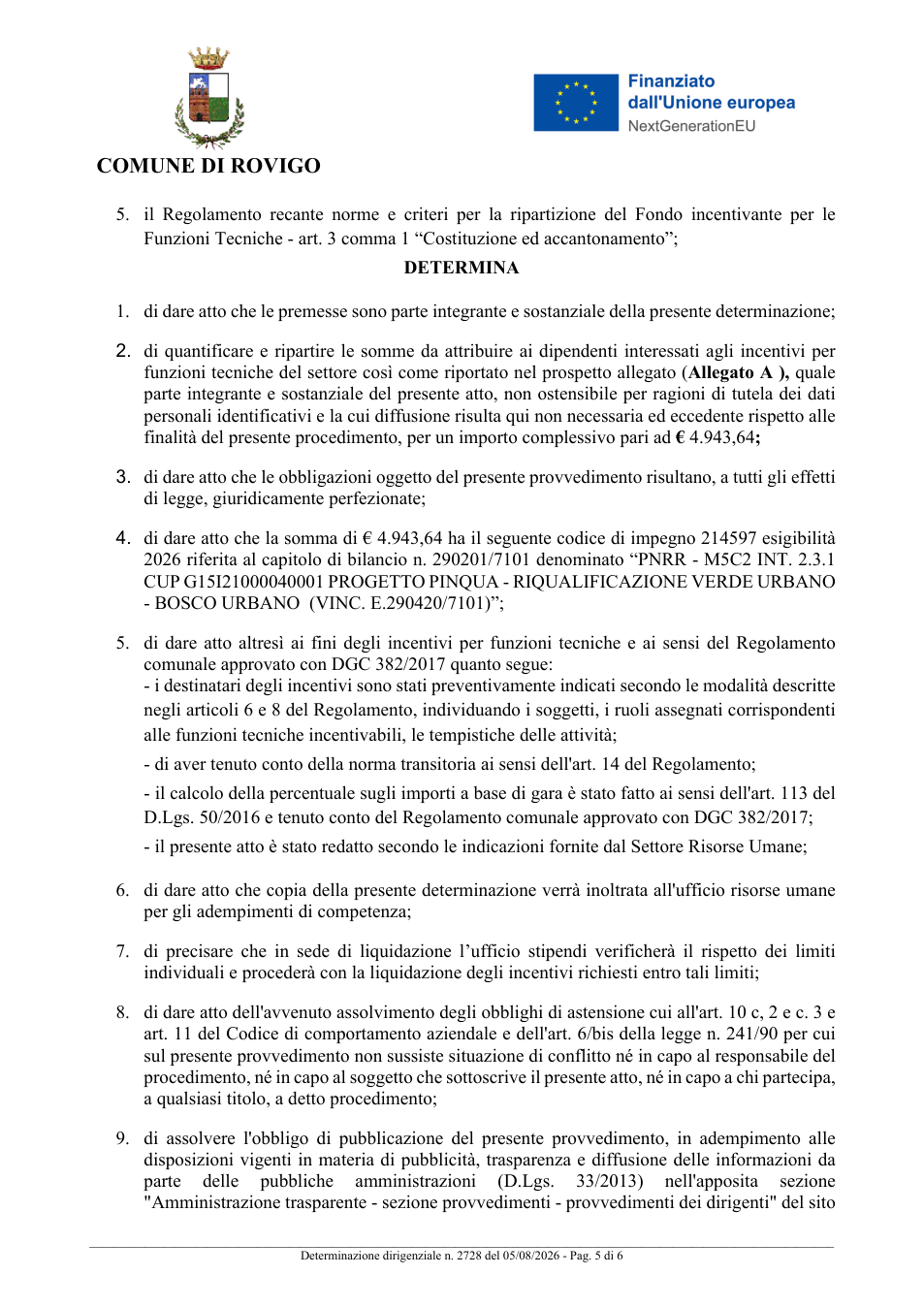 Pagina 5 del documento