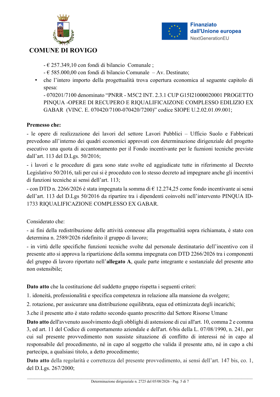 Pagina 5 del documento