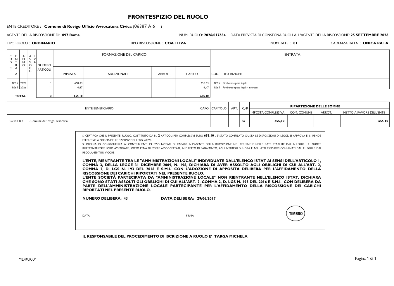 Pagina 1 del documento