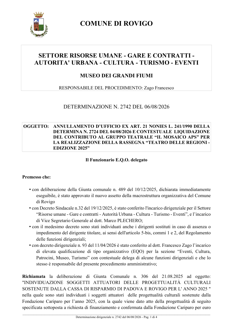 Pagina 1 del documento