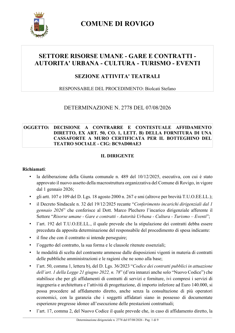 Pagina 1 del documento