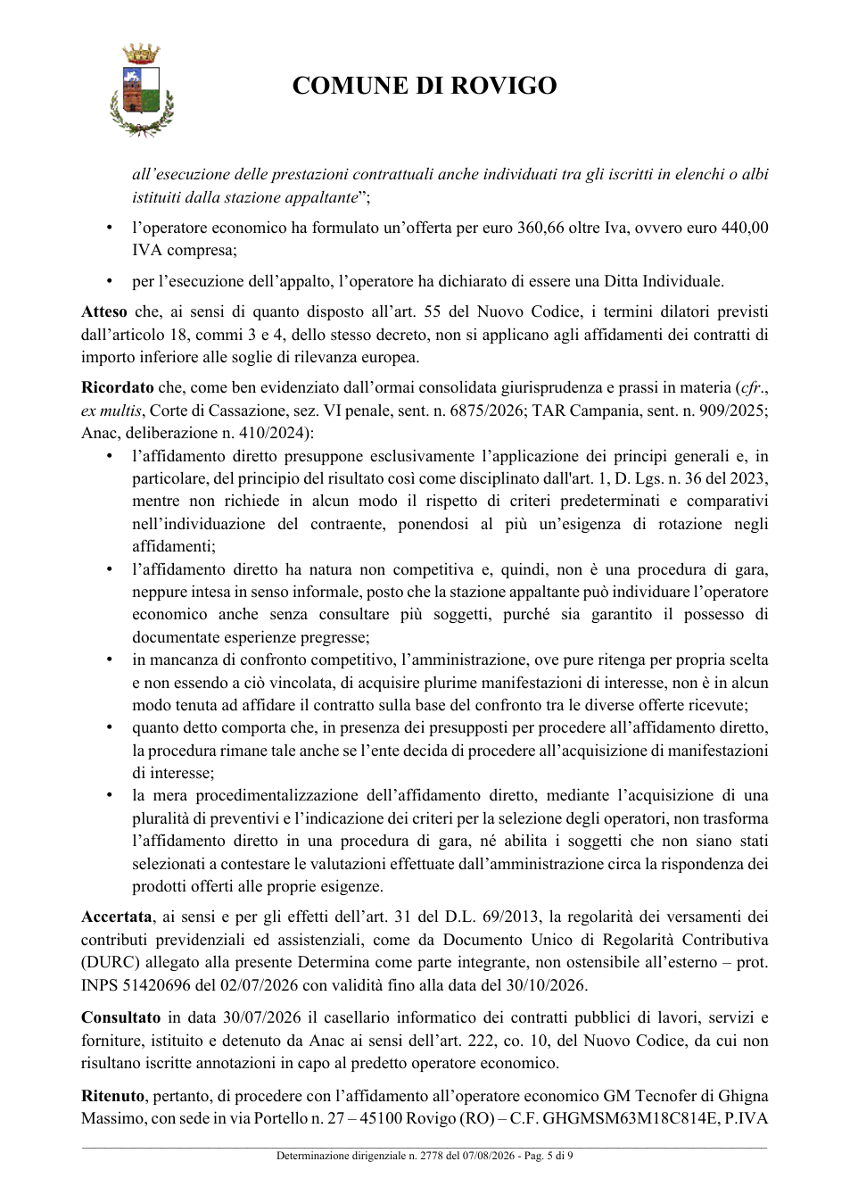 Pagina 5 del documento