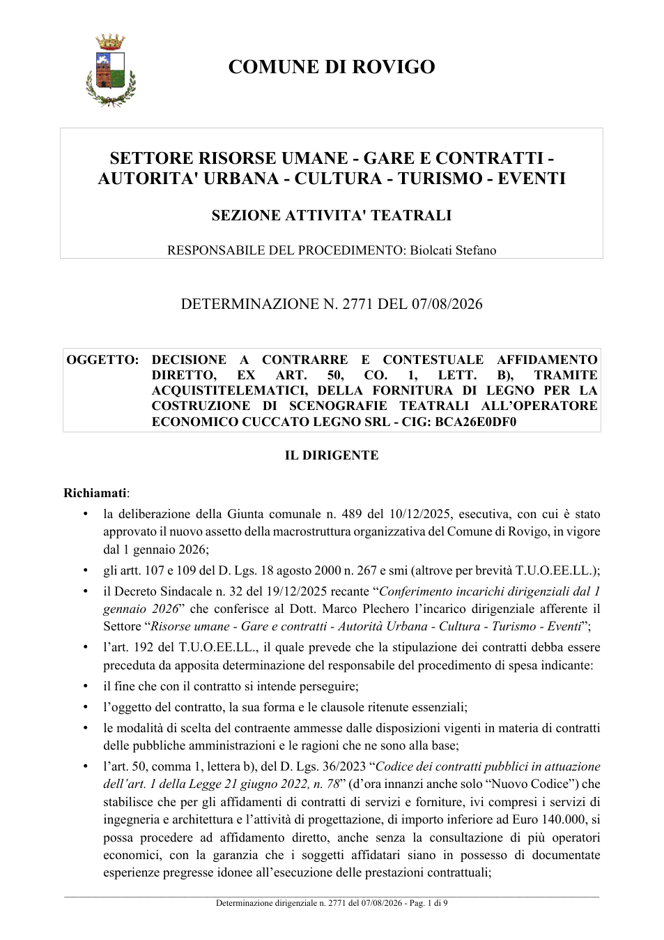 Pagina 1 del documento