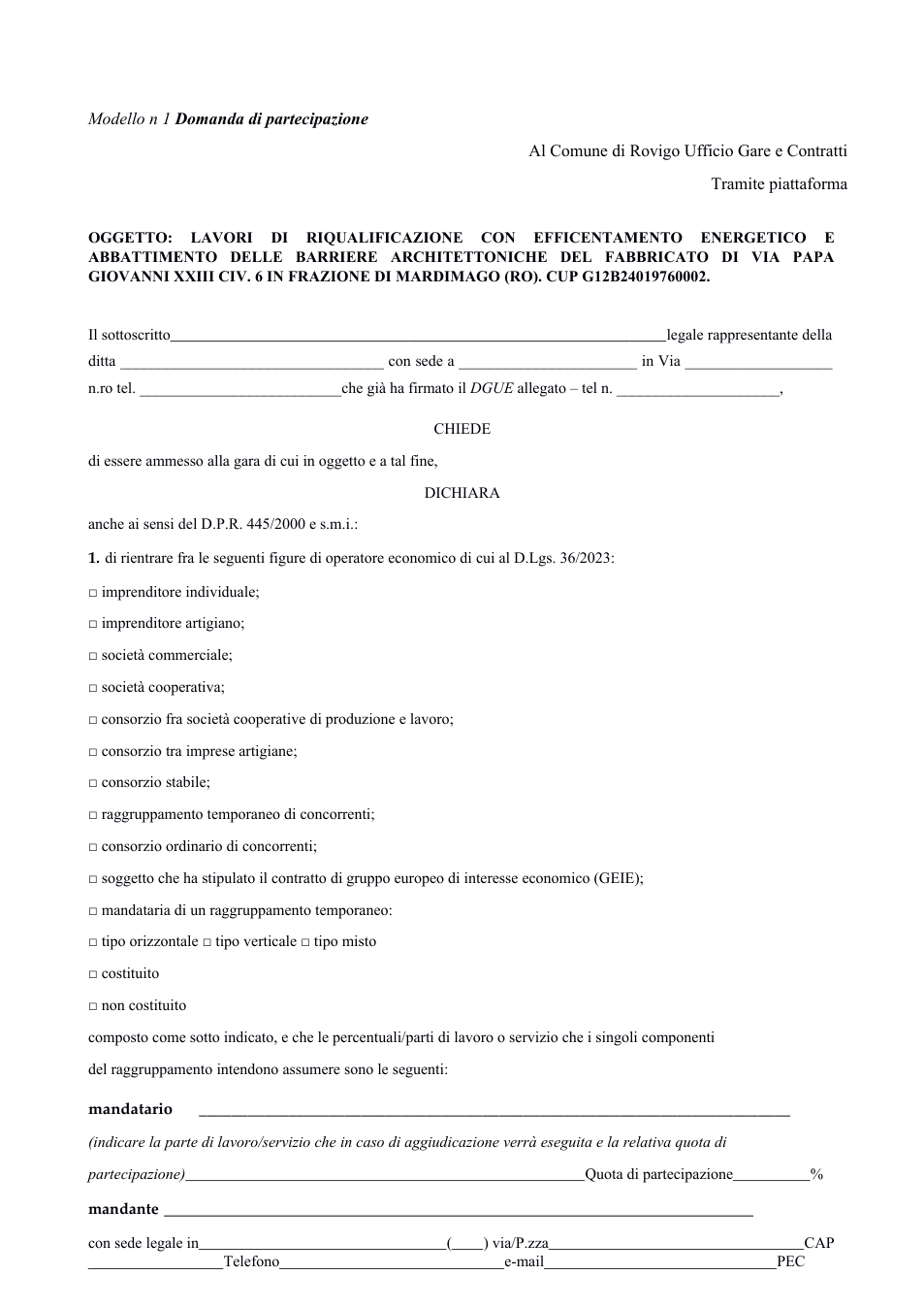Pagina 1 del documento