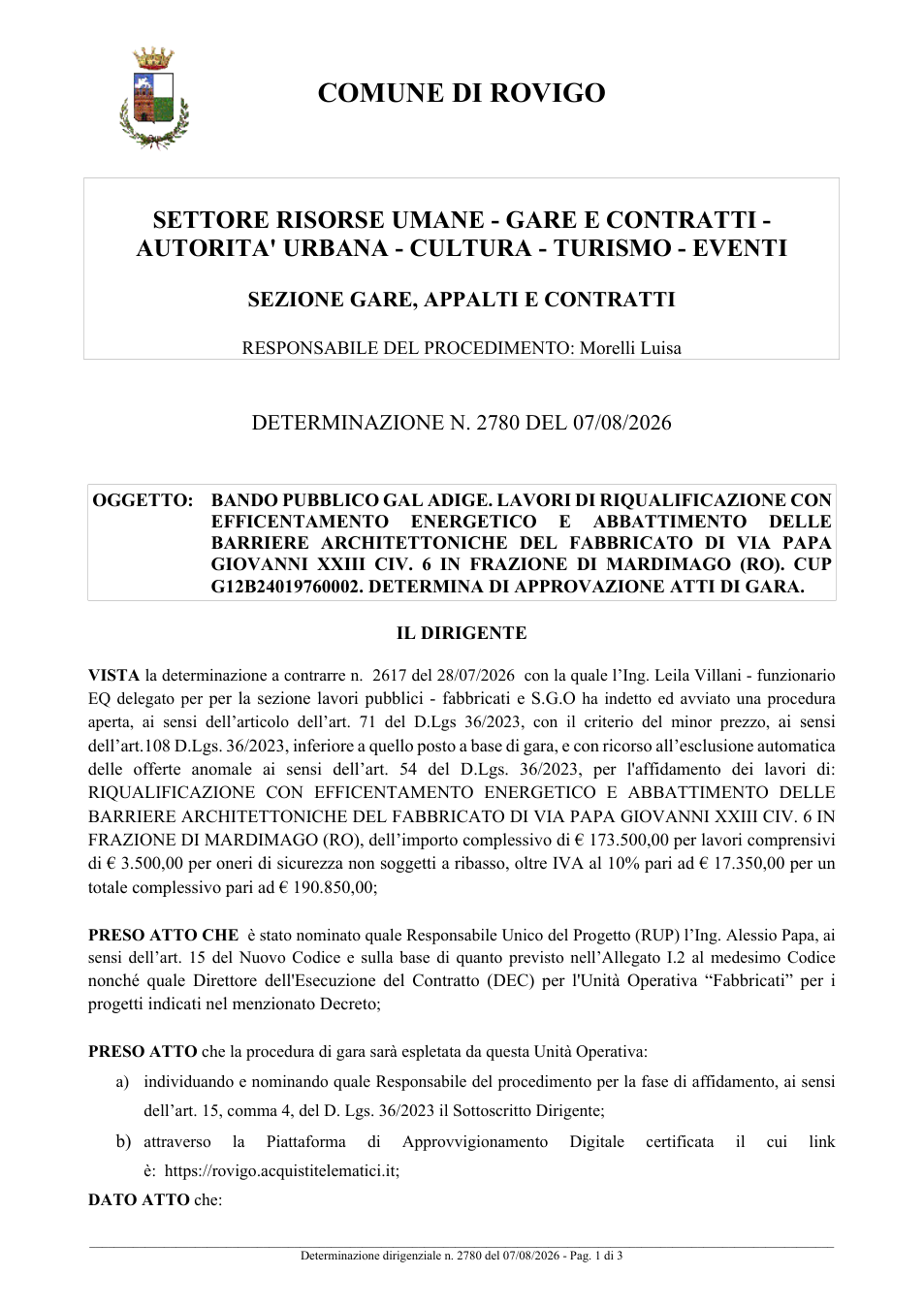 Pagina 1 del documento
