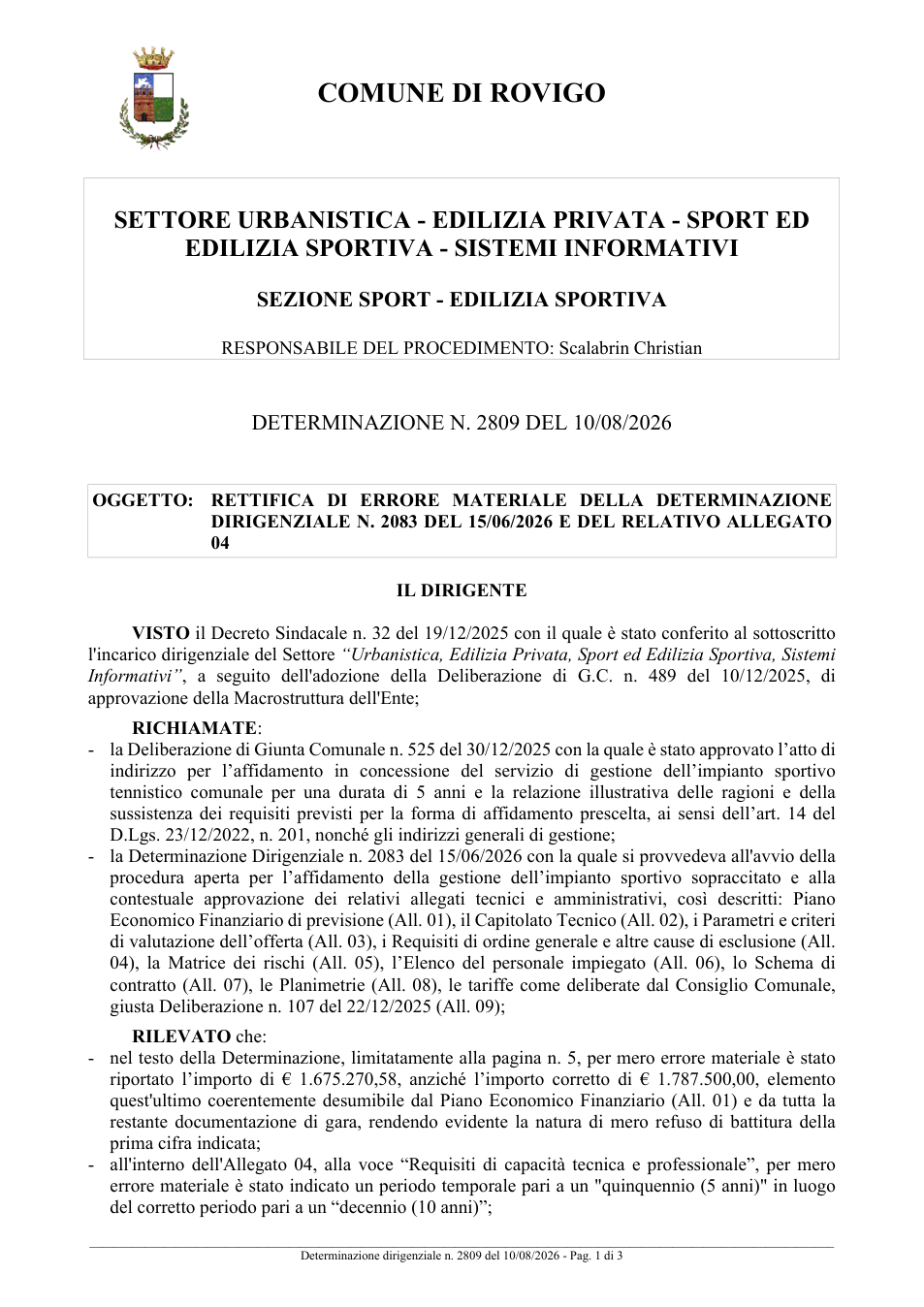 Pagina 1 del documento