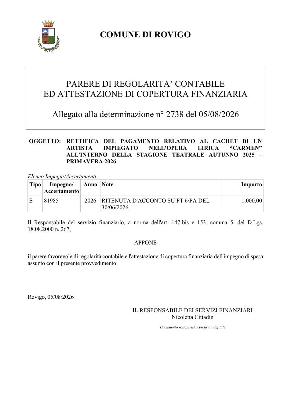 Pagina 1 del documento