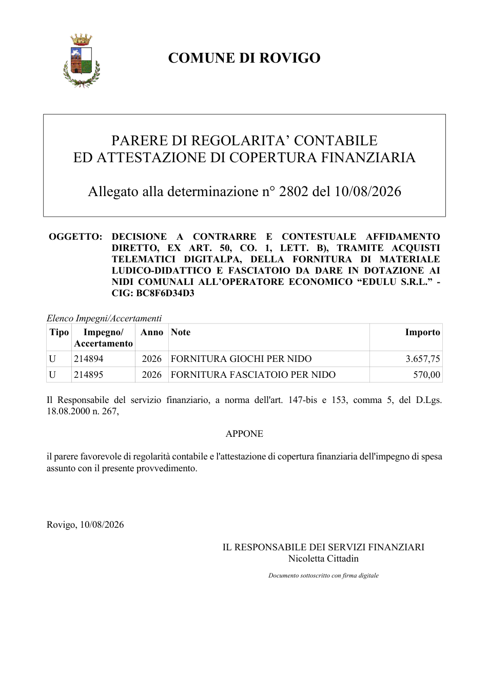 Pagina 1 del documento