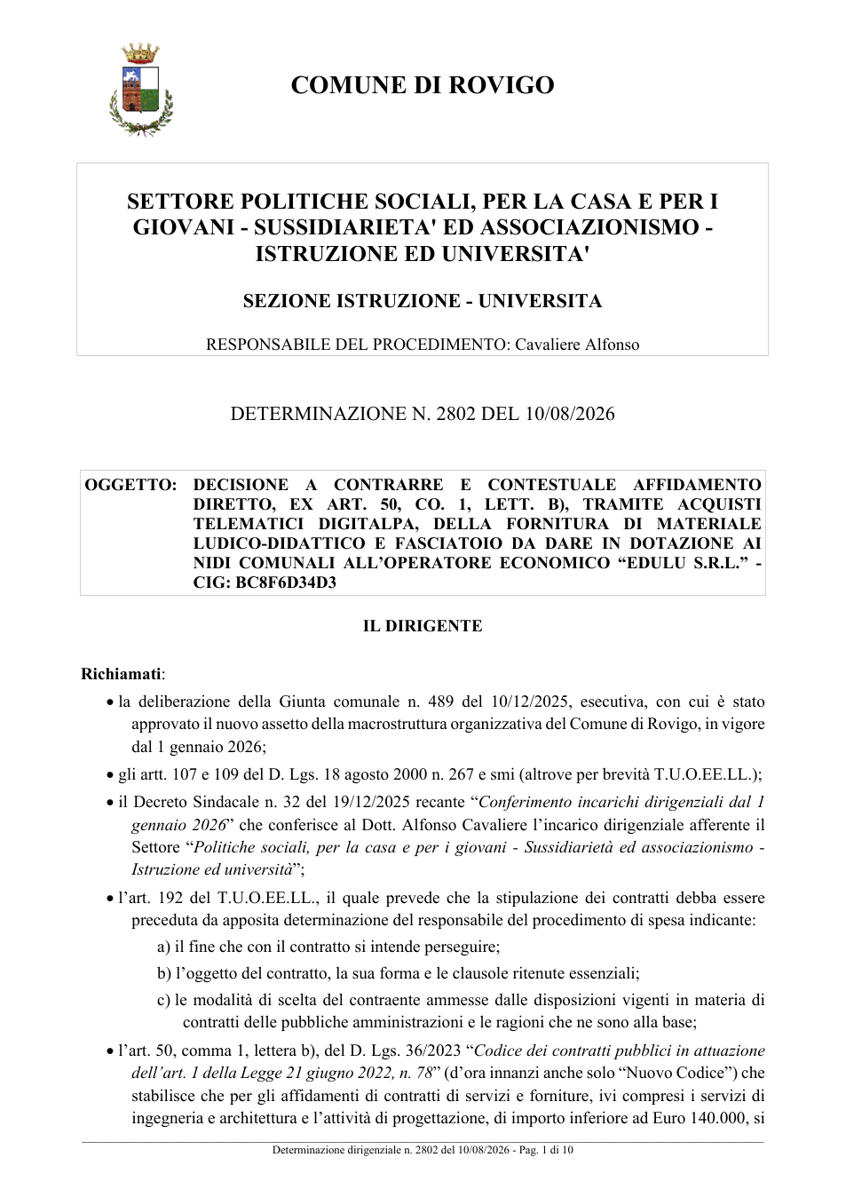 Pagina 1 del documento