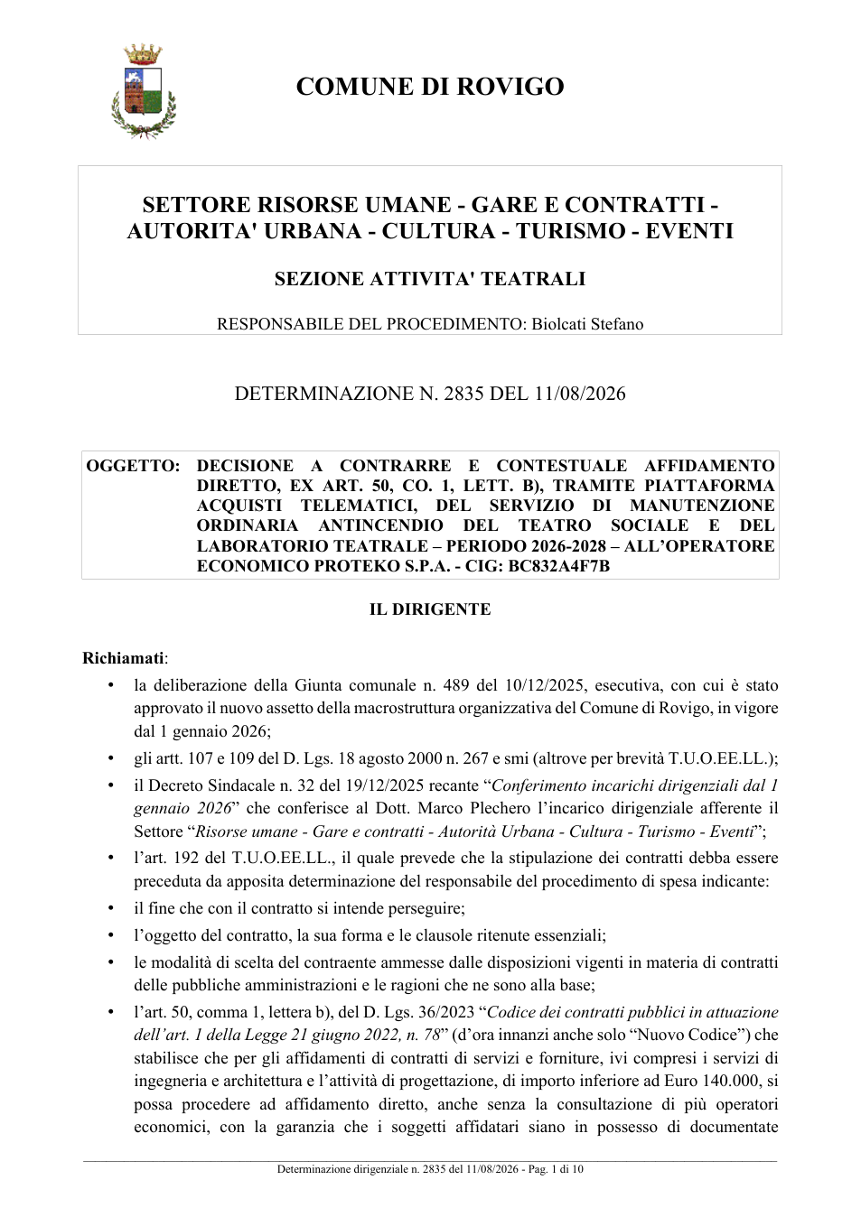 Pagina 1 del documento