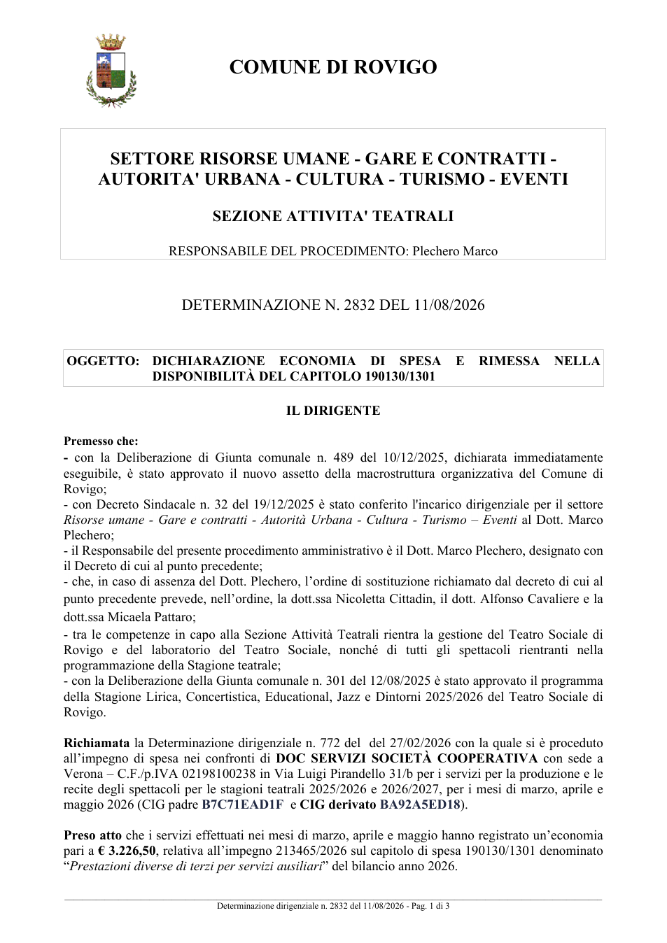 Pagina 1 del documento