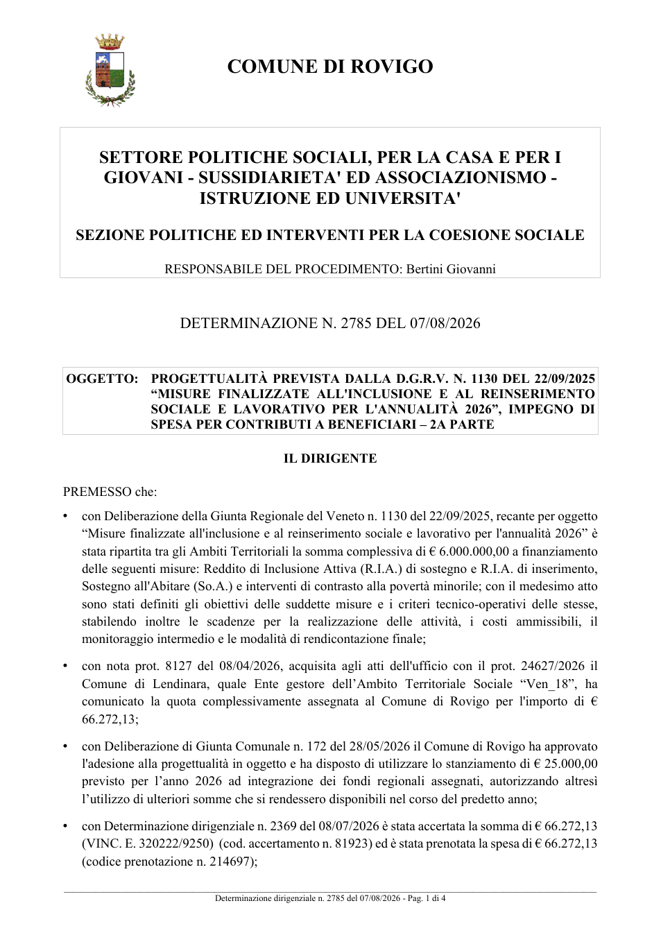Pagina 1 del documento