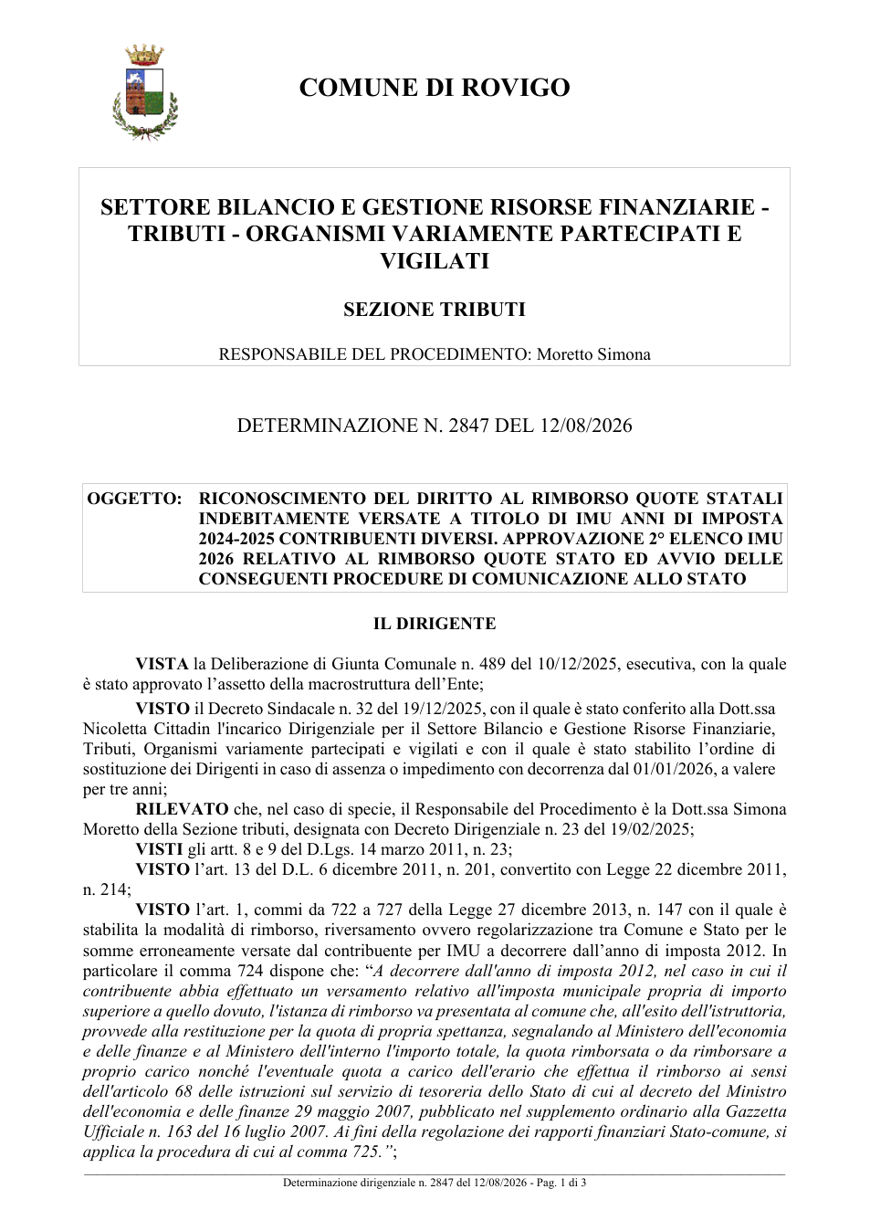Pagina 1 del documento