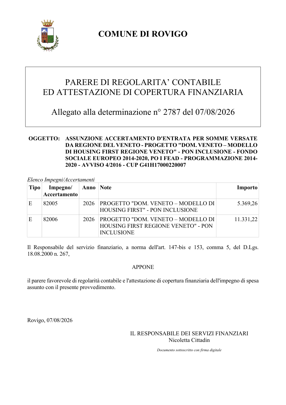 Pagina 1 del documento
