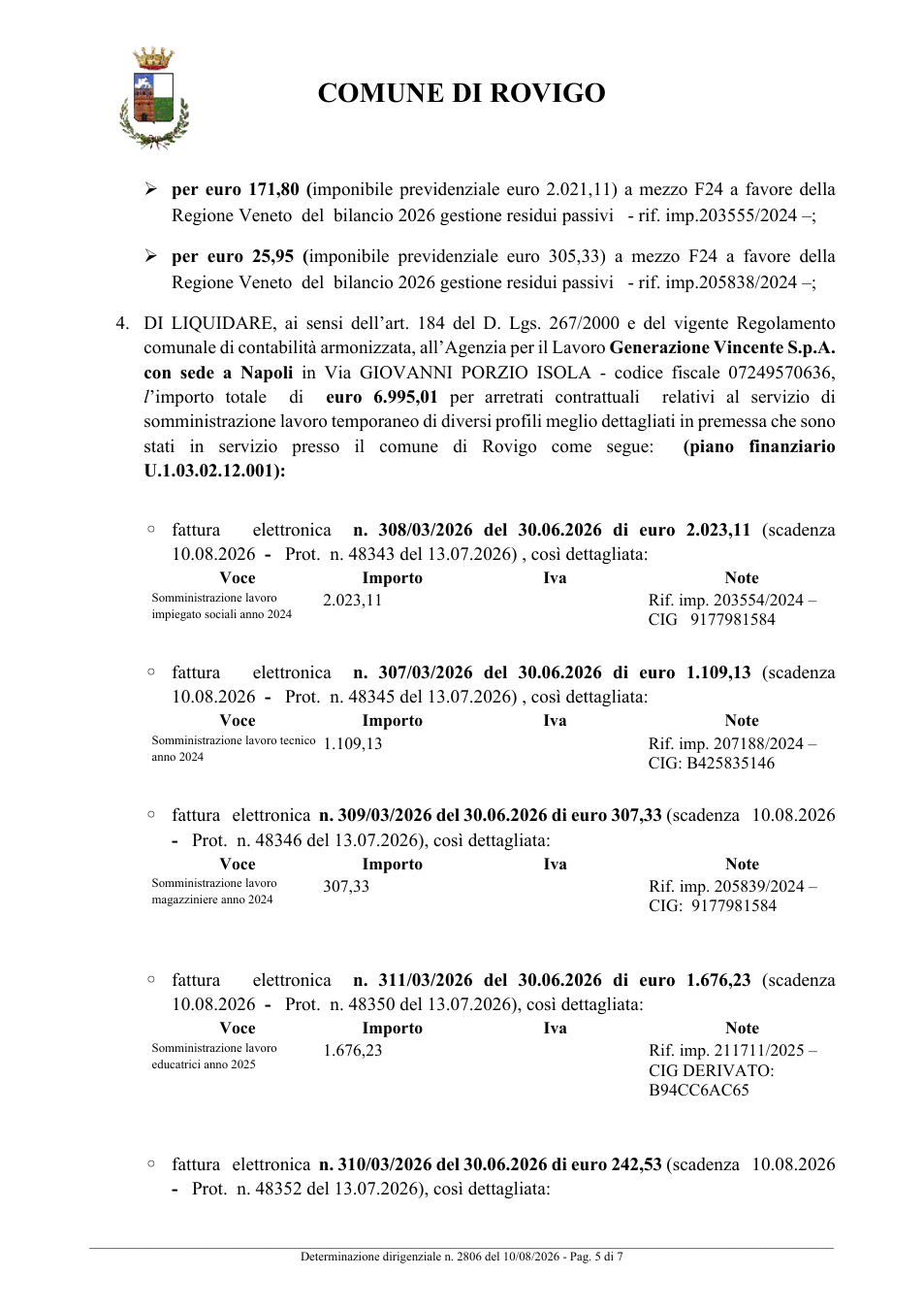 Pagina 5 del documento