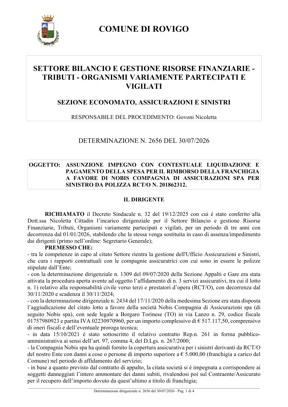 Pagina 1 del documento