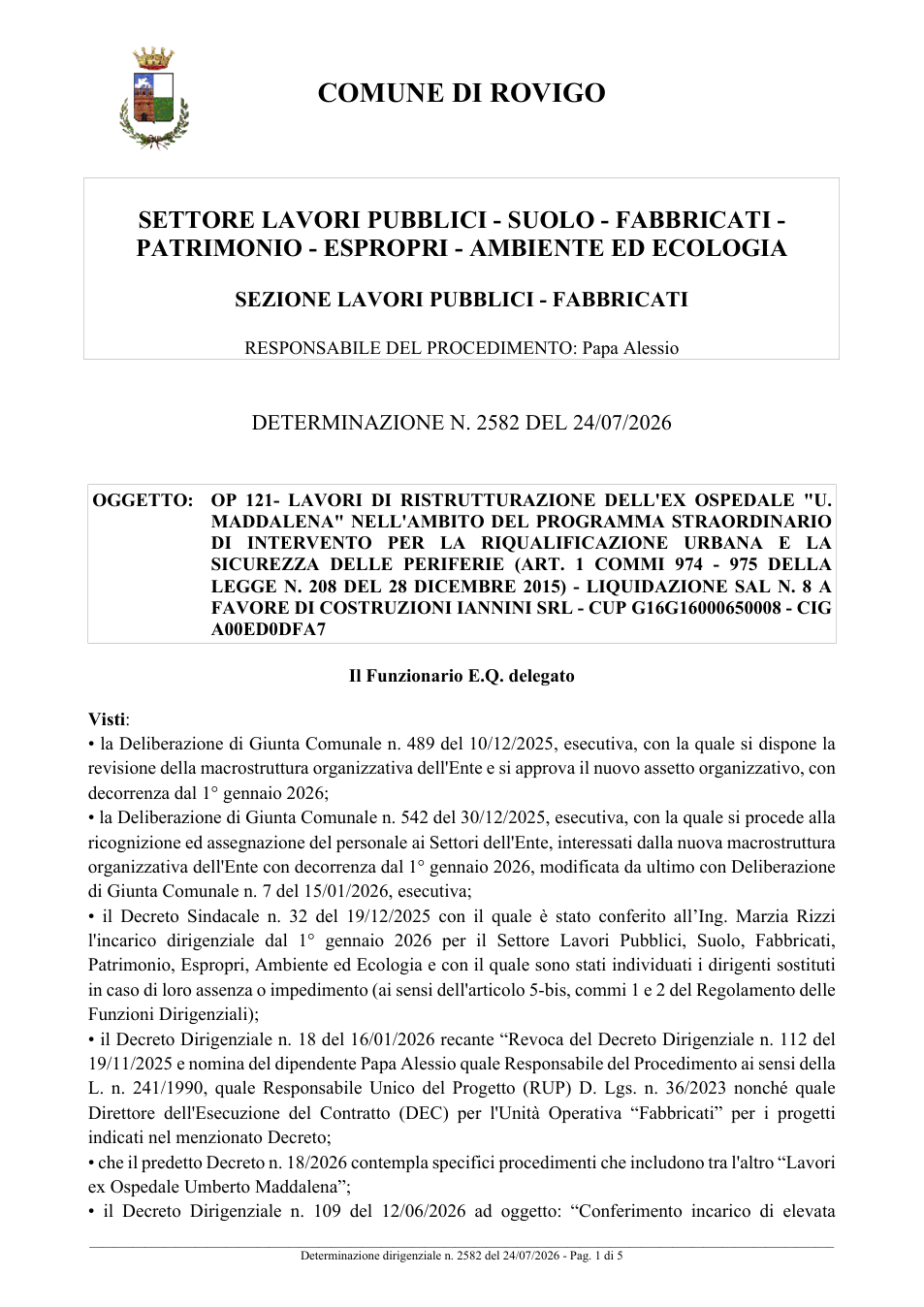 Pagina 1 del documento