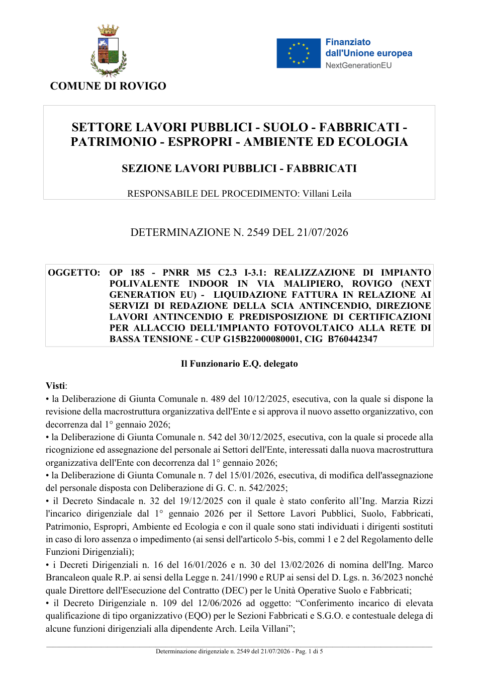 Pagina 1 del documento