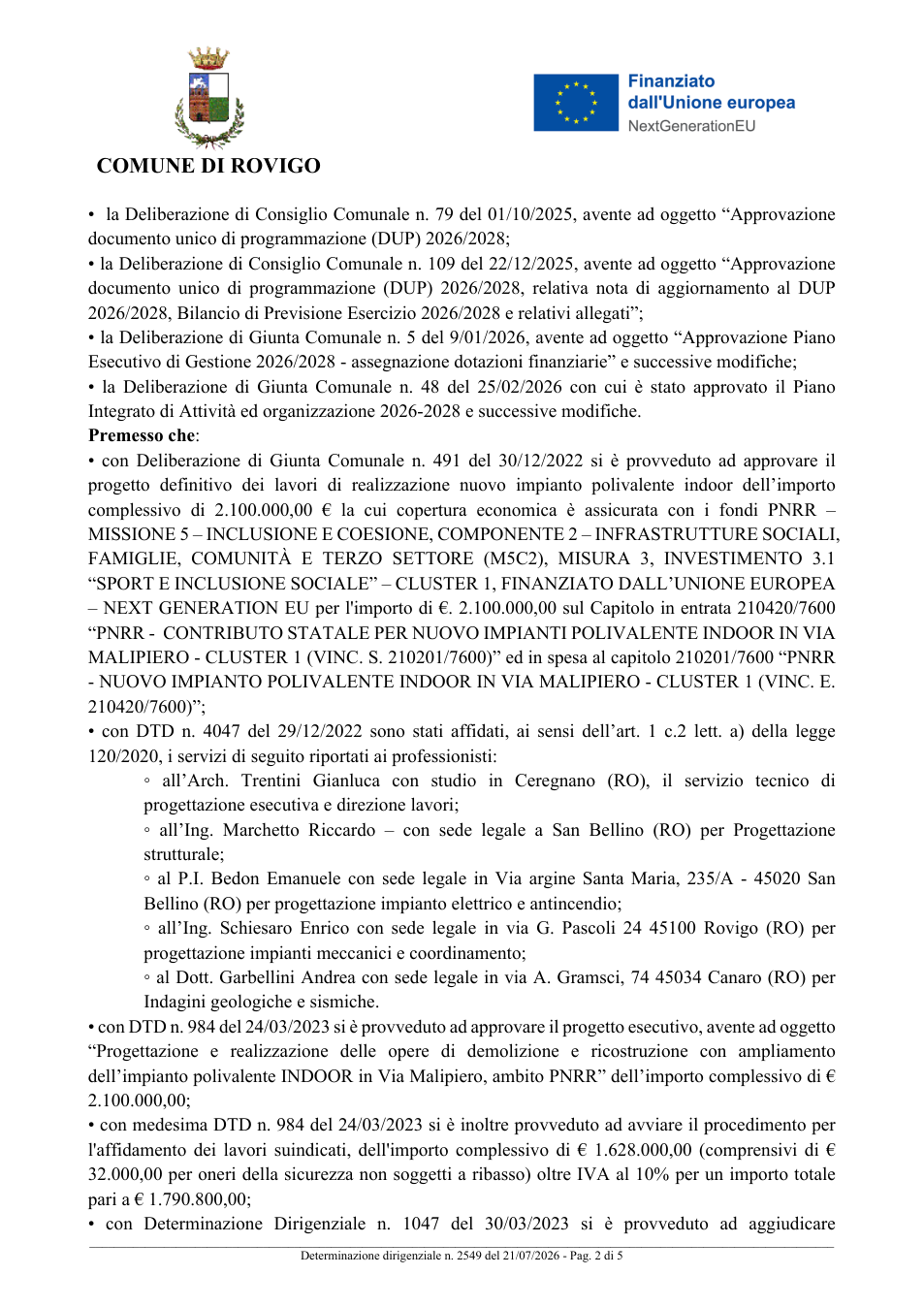 Pagina 2 del documento