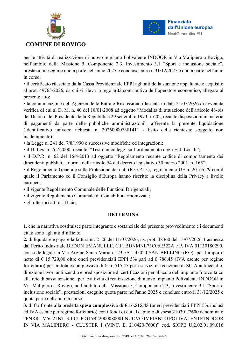Pagina 4 del documento