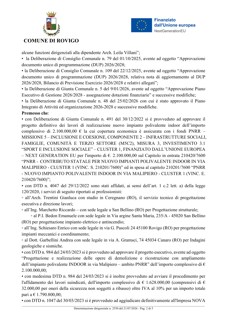 Pagina 2 del documento