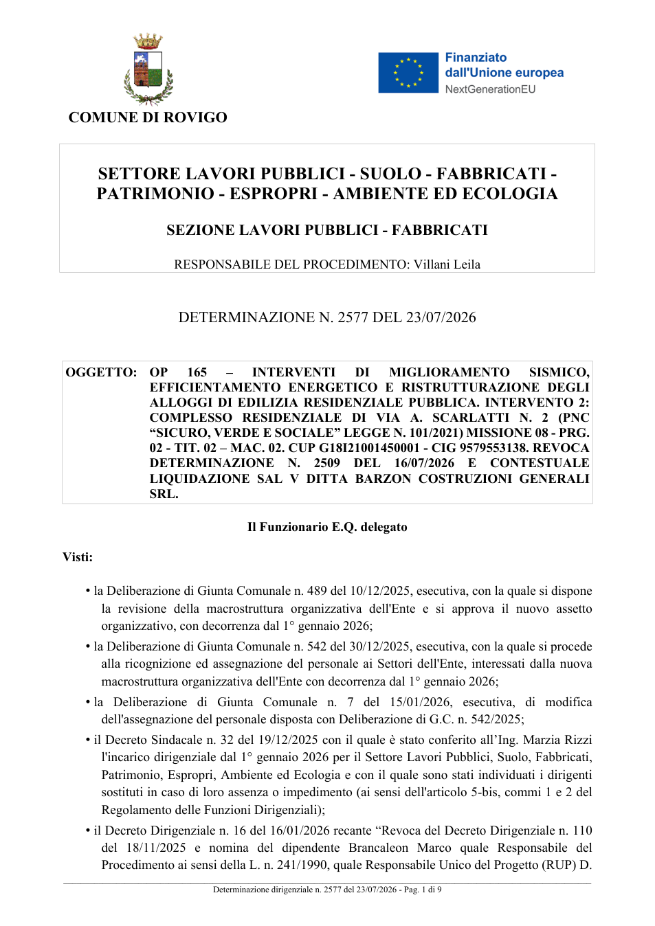 Pagina 1 del documento