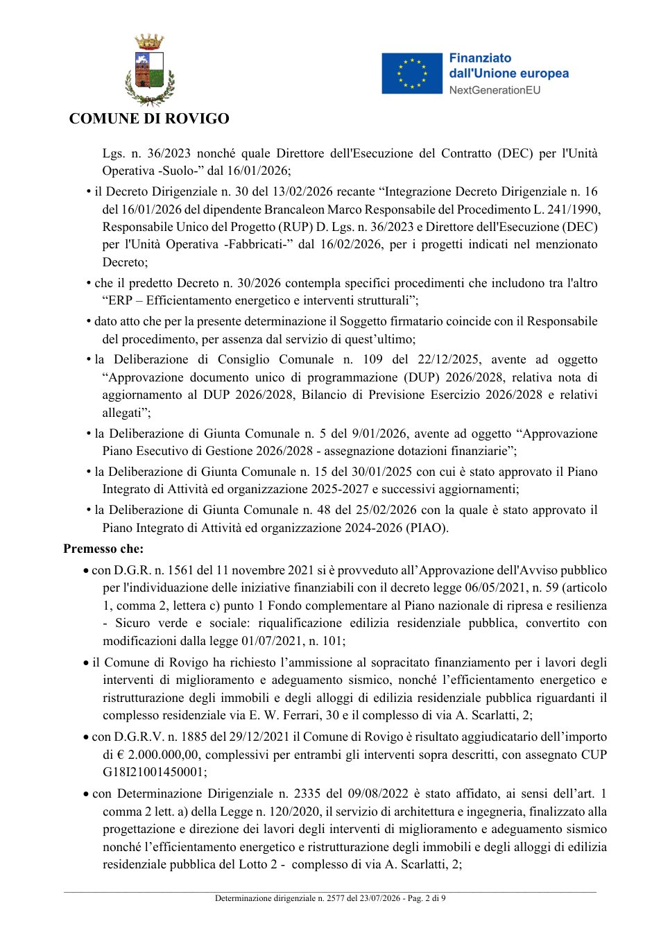 Pagina 2 del documento