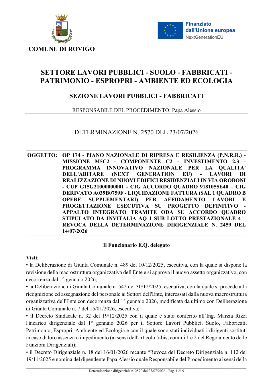 Pagina 1 del documento