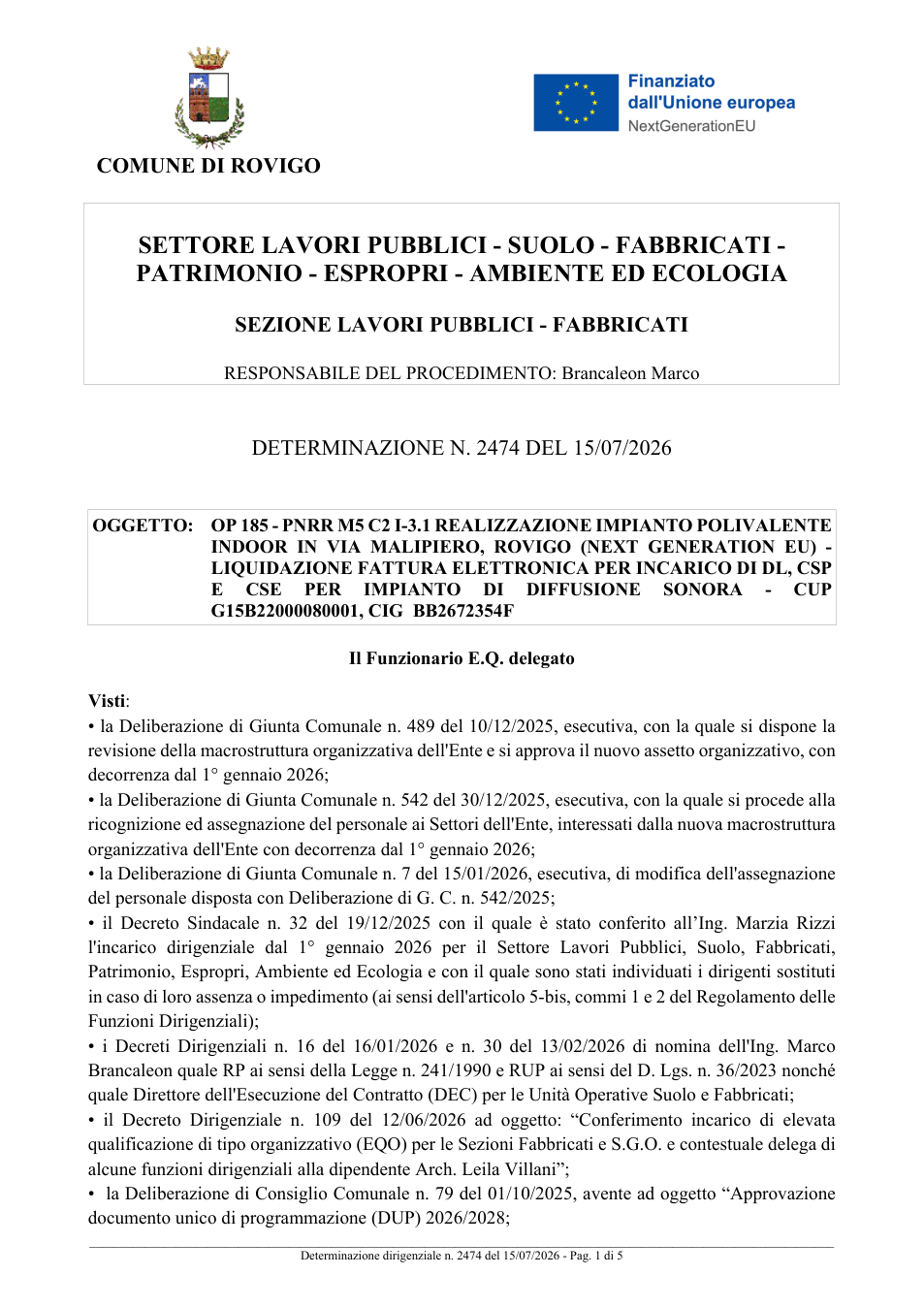 Pagina 1 del documento