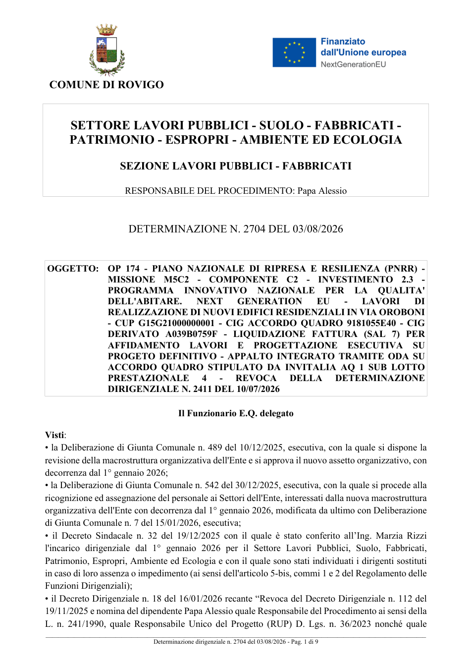 Pagina 1 del documento