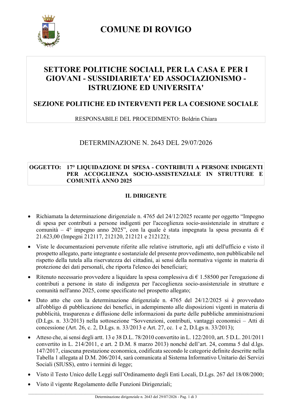 Pagina 1 del documento