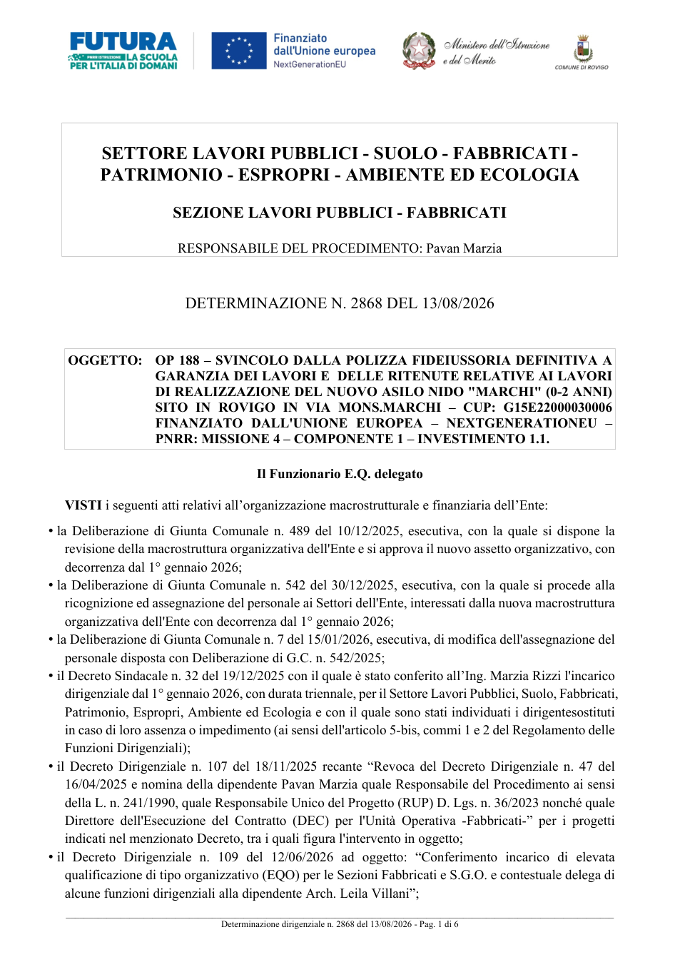 Pagina 1 del documento