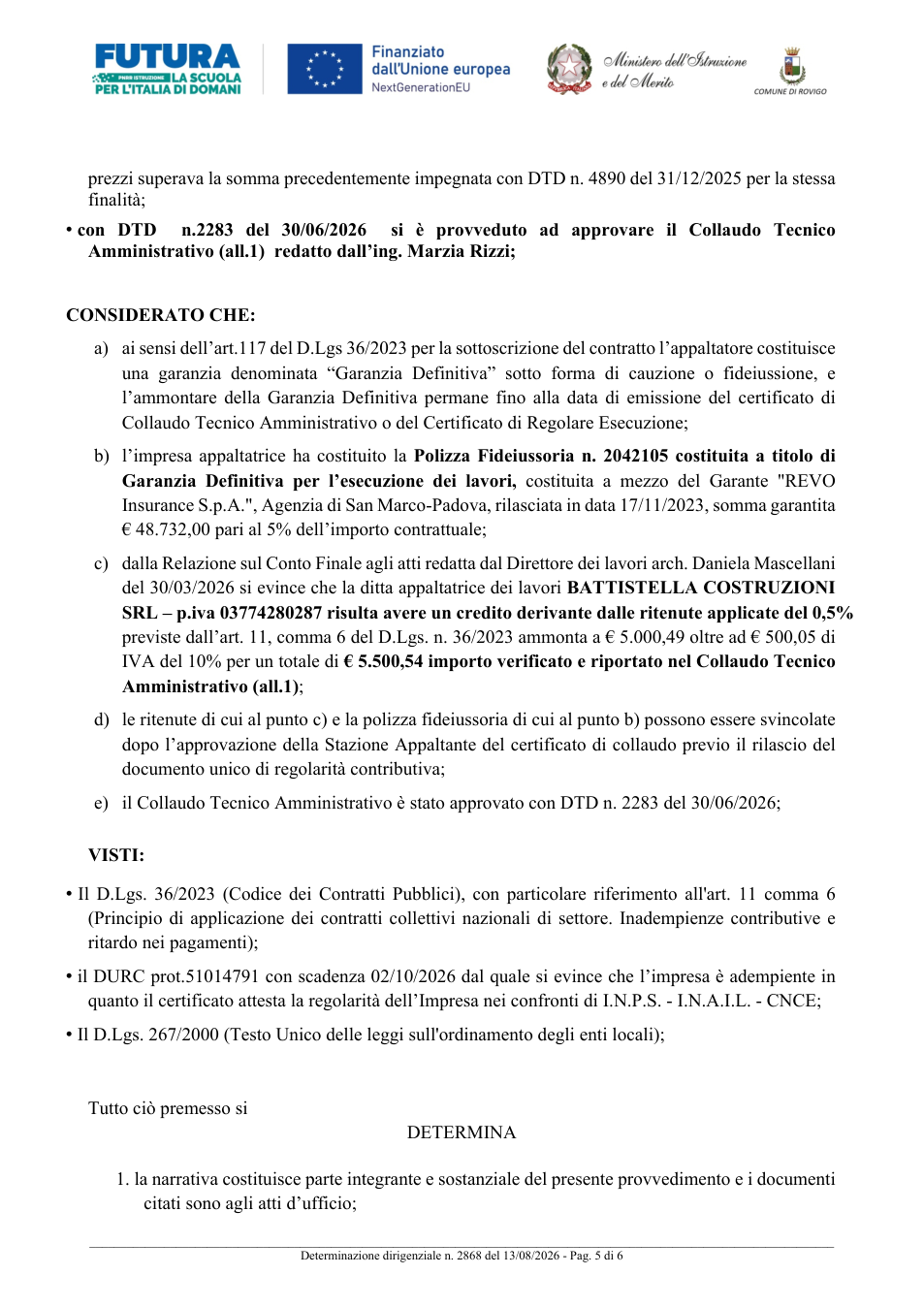 Pagina 5 del documento