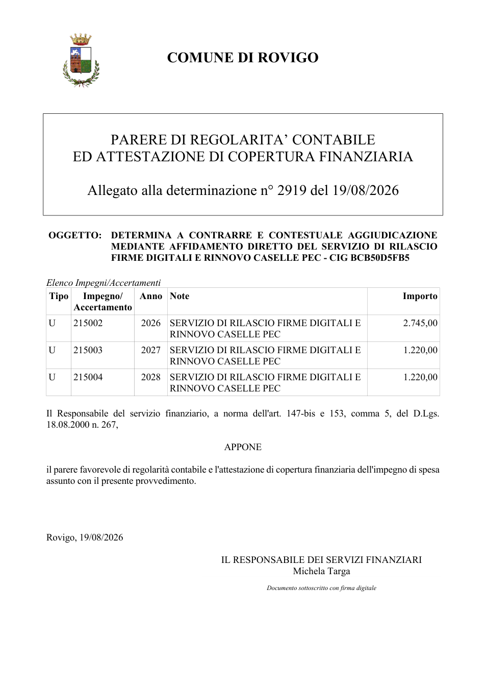 Pagina 1 del documento