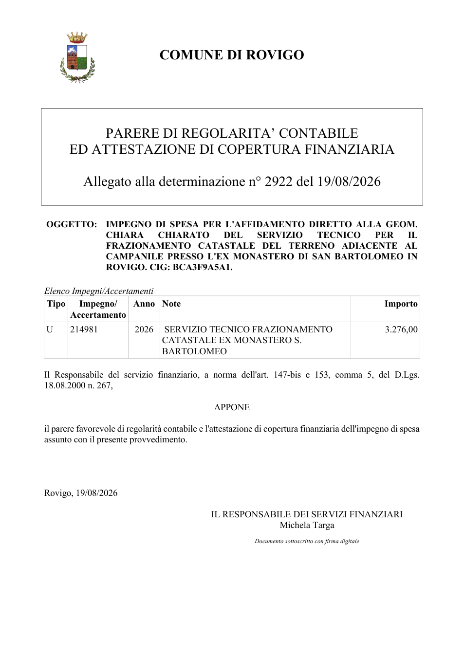 Pagina 1 del documento